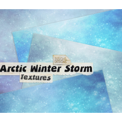 冬を彩る雪の嵐　スノーストームテクスチャ素材